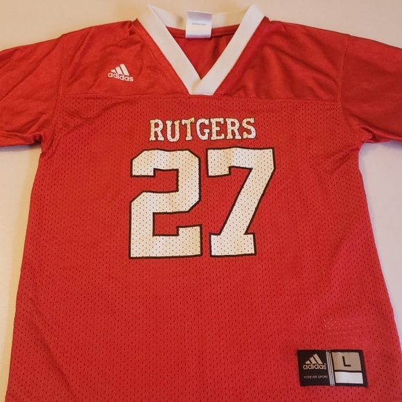 Adidas Shirts Tops Boys Rutgers Football Jersey Poshmark